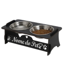 Comedouro Premium Personalizado para Cães e Gato